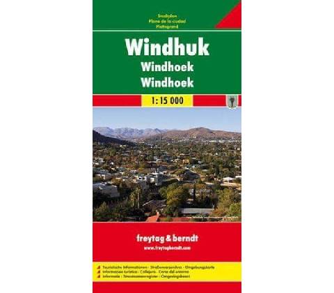 Plán města Windhoek