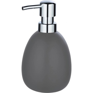 WENKO Дозатор за течен сапун Wenko - Polaris Mod, 9.5 х 16.2 х 9 cm, керамика, сив мат (24017100)