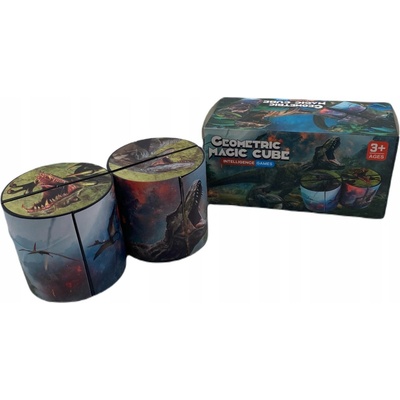 Geometric Magic Cube 3D Dino