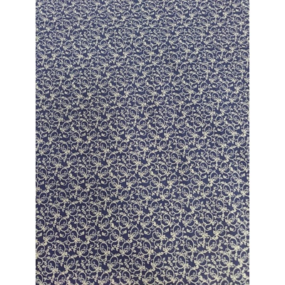 Bavlna bielo modrá š.140cm