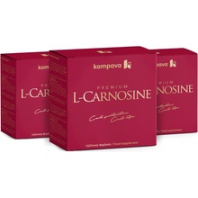 Kompava Premium L-Carnosine 375 mg 3 x 60 kapsúl