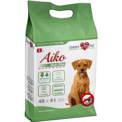 AIKO Soft Care Anit-slip 48 x 41 cm 6 ks