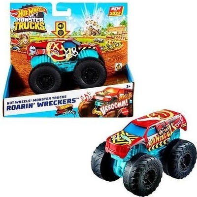 Hot Wheels Monster Trucks svítící a rámusící vrak Demo Derloy