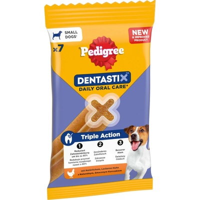 Pedigree Dentastix každodenní péče o zuby Small 7 ks pro mladé a malé psy 5-10 kg 110 g