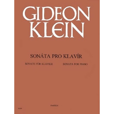 Schott Music Panton Sonáta pro klavír
