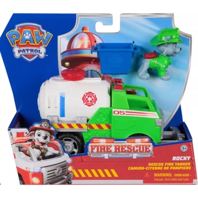 Spin Master Игрален комплект Spin Master Paw Patrol Fire Rescue - Цистерната на Роки (97236)