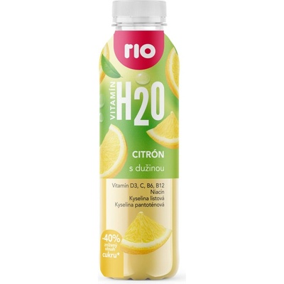 Rio H2O Vitamínová voda citron 6 x 400 ml