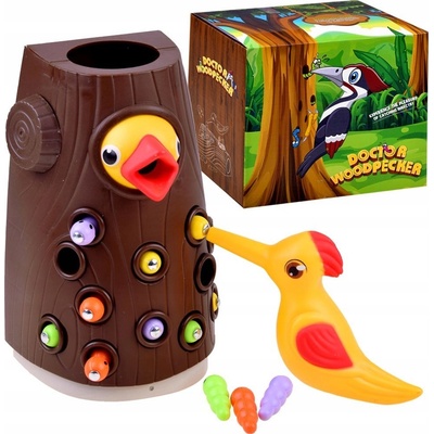 Jokomisiada Woodpecker Insects Magnetic Skill Game