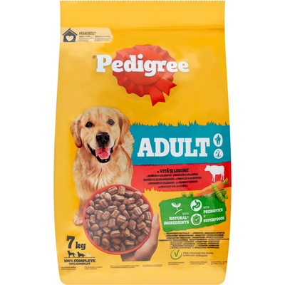 Pedigree Adult Medium and Large hovězí a zelenina 7 kg