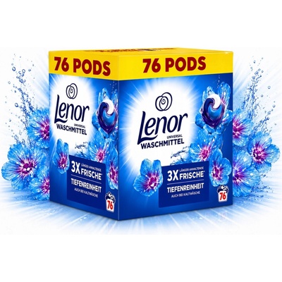 Lenor Univerzálne pracie kapsule 5v1 Aprilfrisch 76 PD