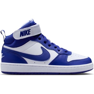 Nike Court Borough Mid 2 Big Kids Shoe - White/Blue