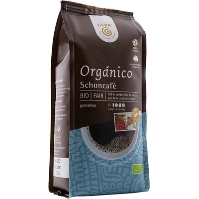 Gepa Fairtrade BIO Schonkaffee 100% Arabica mletá 250 g