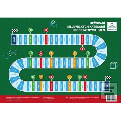 Desková didaktická hra Přídavná jména