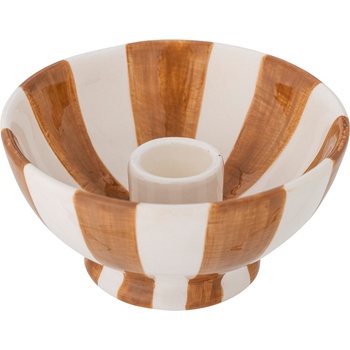 Bloomingville Свещник за класическа свещ Eja бяло-кафяв (82069082)