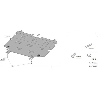 Kryt pod motor SUZUKI SWACE (AMZ_) - Plech -