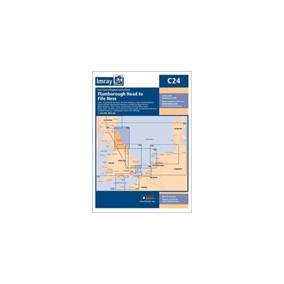 Imray Chart C24 - Flamborough Head to Fife Ness Imray Sheet map folded