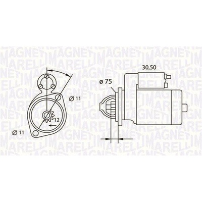 Startér MAGNETI MARELLI 063523627010