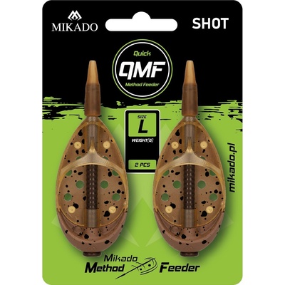 Mikado Krmítko Method Feeder Shot Q.M.F. System L 2 ks - 20 g
