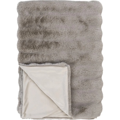 House Nordic Сиво/бежово одеяло от изкуствена кожа 130x180 cm Galena - House Nordic (3960917)