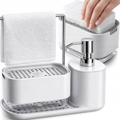 5five Simply Smart Dávkovač saponátu Utility, černá/s chromovými prvky, 300 ml