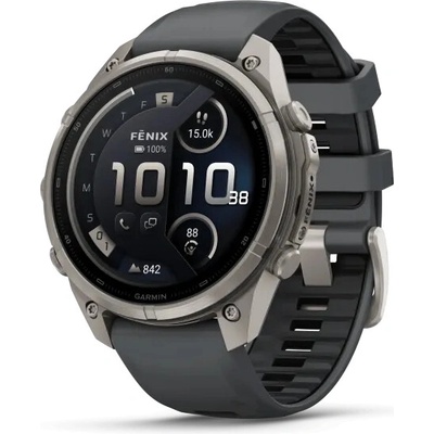 Garmin fenix 9 Pro - inReach, 47mm, AMOLED, Sapphire, Titanium, Graphite/Black band 010-04336-21