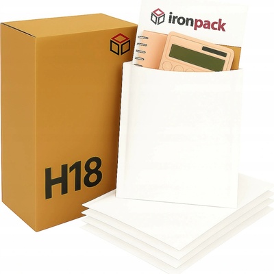 Bublinková obálka Ironpack H18 bílá, 100 ks