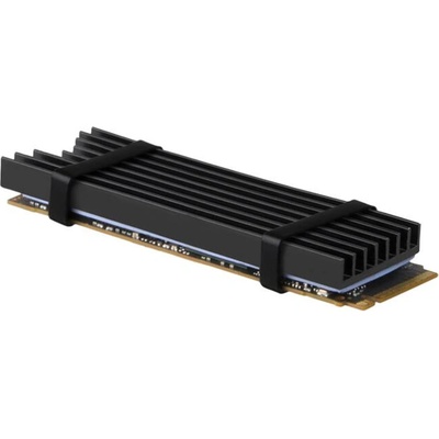 AXAGON CLR-M2L6 passive - M. 2 SSD, 80mm SSD, ALU body, silicone thermal pads, height 6mm (CLR-M2L6)