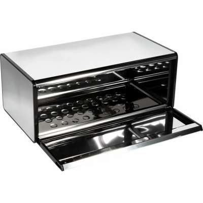 Brabantia Klappbrotkasten Front eckig, Stahl glänzend