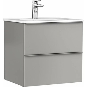 Gala Комплект стенен шкаф за шкафове с 2 чекмеджета, сив Gala Shona, с мивка Klea 60 см (G7896231)