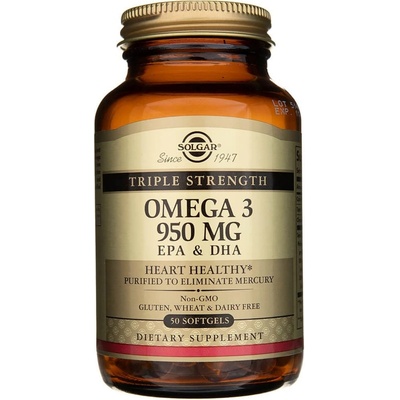Solgar Trojitá sila Omega 3 950 mg 50 mäkkých gélov