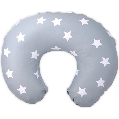 Lorelli ВЪЗГЛАВНИЦА ЗА КЪРМЕНЕ happy ЗВЕЗДИ blue grey mist (20040243503)