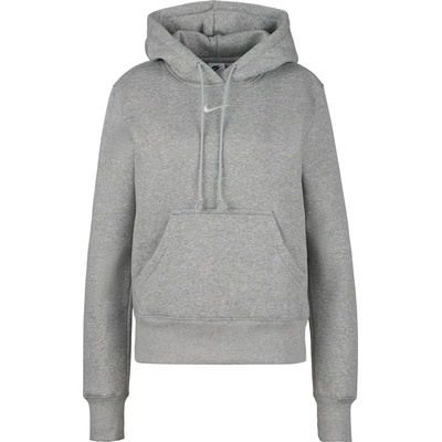 Nike Дамски суичър Nike Women's Sportswear Phoenix Fleece HDY Hoodie - Dark Grey Heather / Sail (117-2914-0314)