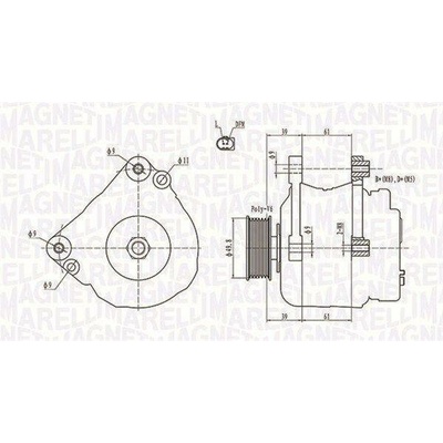 Generátor MAGNETI MARELLI 063731729010