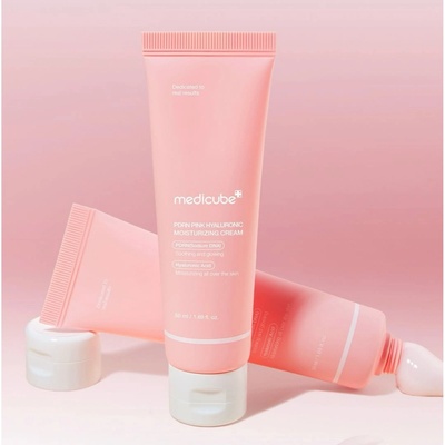 medicube Хидратиращ крем за лице с хиалурон Medicube PDRN Pink Hyaluronic Moisturizing Cream (474736)