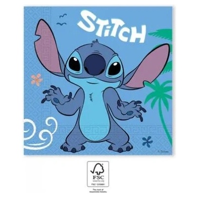 Procos Ubrousky papírové EKO Stitch & Angel 33x33cm 20ks