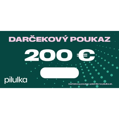 Pilulka Darčekový poukaz 200 €