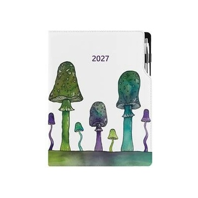 Design A4 denní 2027 Houby