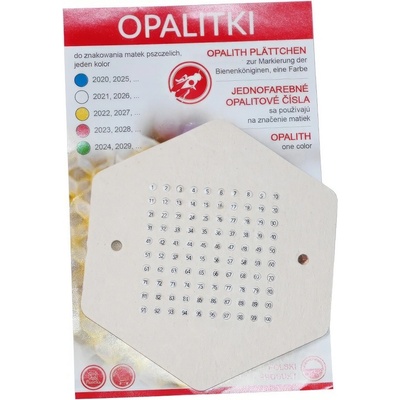 JaHan Opalitové značky 1-100 PL Bílá – Zboží Dáma