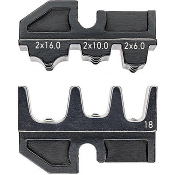 KNIPEX Челюсти CrimpSystem за кримпване на кабелни накрайници 6-16мм2 двойни изолирани, Knipex (K974918)