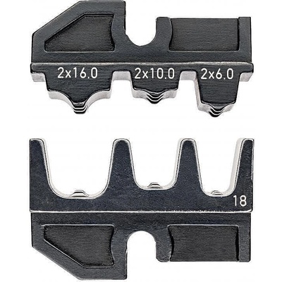 KNIPEX Челюсти CrimpSystem за кримпване на кабелни накрайници 6-16мм2 двойни изолирани, Knipex (K974918)