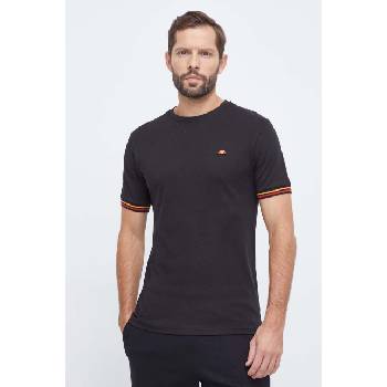 Ellesse Памучна тениска Ellesse в черно с изчистен дизайн (SHR16443)