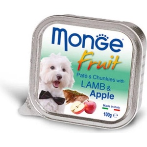  Консерва Monge Fruit Lamb& Apples - 0.1кг