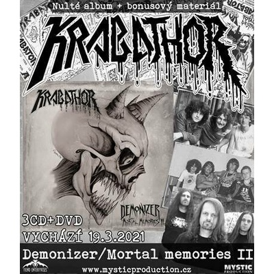 Krabathor - Demonizer Mortal Memories II 4 CDD