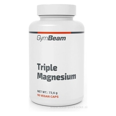GymBeam Triple Magnesium hořčík v kapslích 90 ks