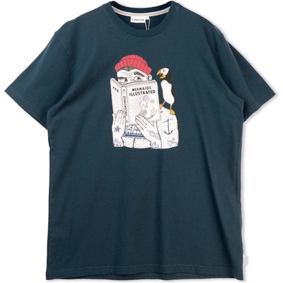 LAKOR Мъжка тениска LAKOR Uncensored T-Shirt - Blueberry - размер M (216-7689-0112)