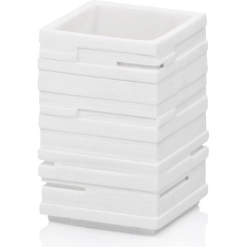 KELA Поставка за четки за зъби Posidon - бяла (KELA-24005)