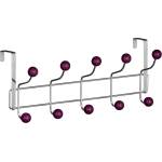 Premier Housewares Метална закачалка за врата в цвят бордо-сребро 41 cm - Premier Housewares (0509733)