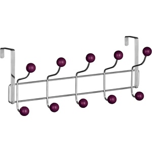 Premier Housewares Метална закачалка за врата в цвят бордо-сребро 41 cm - Premier Housewares (0509733)