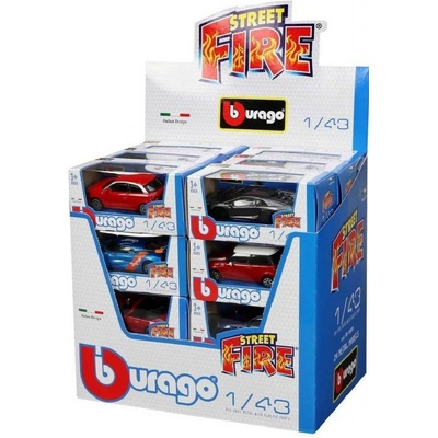 Bburago Street Fire 3 x 24 DISPLAY 72ks ASST 1:43