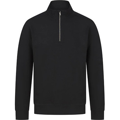 Henbury unisex mikina se 1/4 zipem H842 black